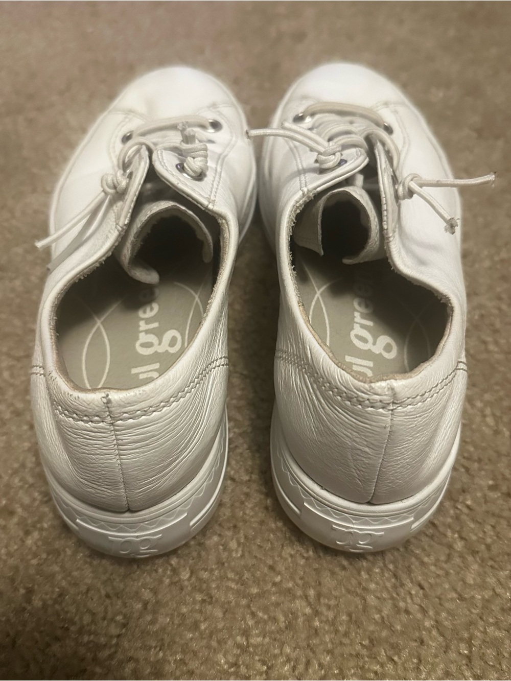 Paul Green Hadley Womens Size 7 US Platform Sneaker Shoes White/Silver (4.5 UK) - Picture 4 of 12
